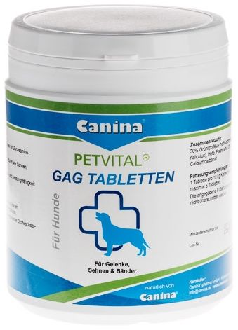 Canina PETVITAL GAG tablety - Balení: 600 g