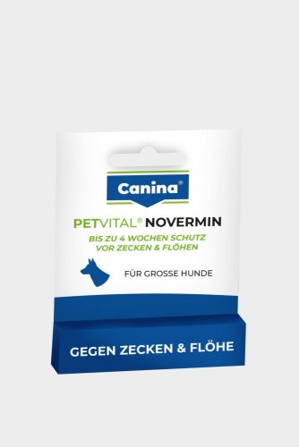 Petvital Novermin pro psy na klíšťata a cizopasný hmyz - Balení: 4 ml