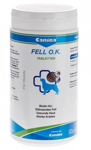 Canina Fell O.K. tablety - Balení: 1 000 g