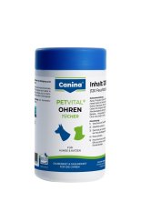 Canina PETVITAL Vlhčené ubrousky na uši