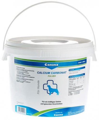 Canina Calcium carbonat prášek - Balení: 3 500 g