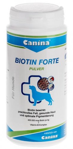 Canina Biotin forte prášek - Balení: 200 g