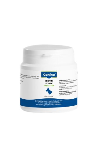 Canina Biotin forte tablety - Balenie: 100 g