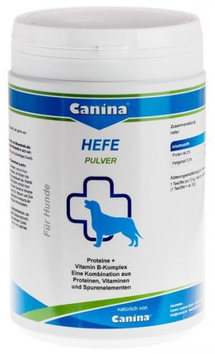 Canina Hefe prášok - Balenie: 600 g