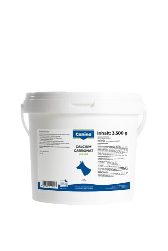 Canina Calcium carbonat prášok - Balenie: 3 500 g