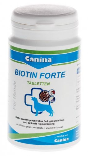 Canina Biotin forte tablety - Balenie: 200 g